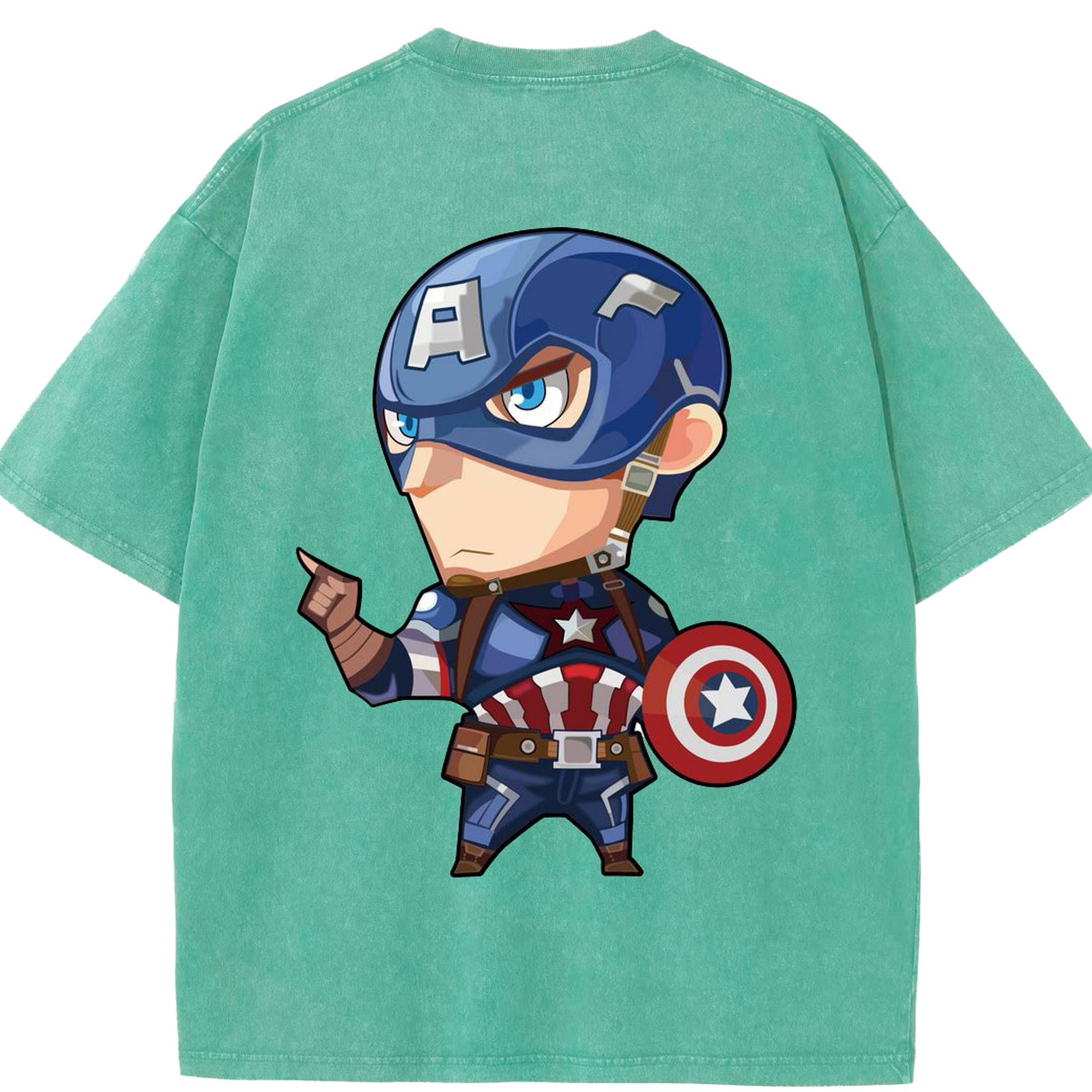 （画像用） アベンジャーズ The Avengers 綿100% ヴィンテージ風 半袖Tシャツ（背面プリント）